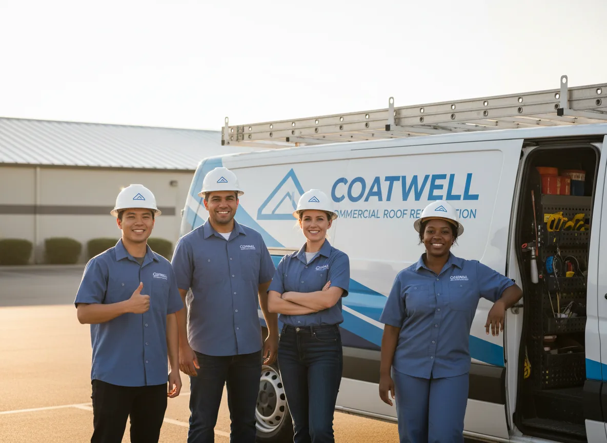 Commercial roof coating company in Bentley, KS